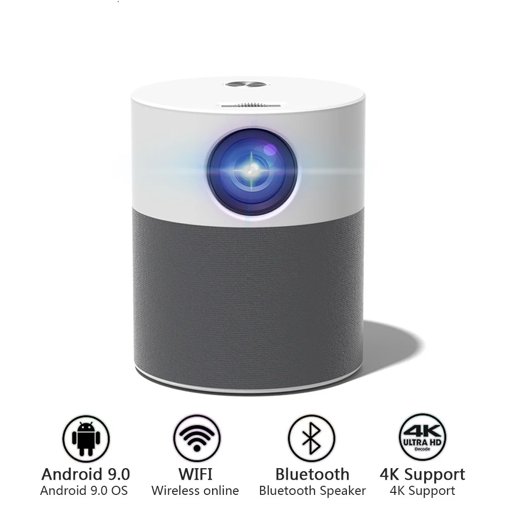 ZAOLIGHTEC V1Wireless mirror LED 4600 Lumen Projector support 1080p HD Projector - Enhance Your Life With This Portable Projecto