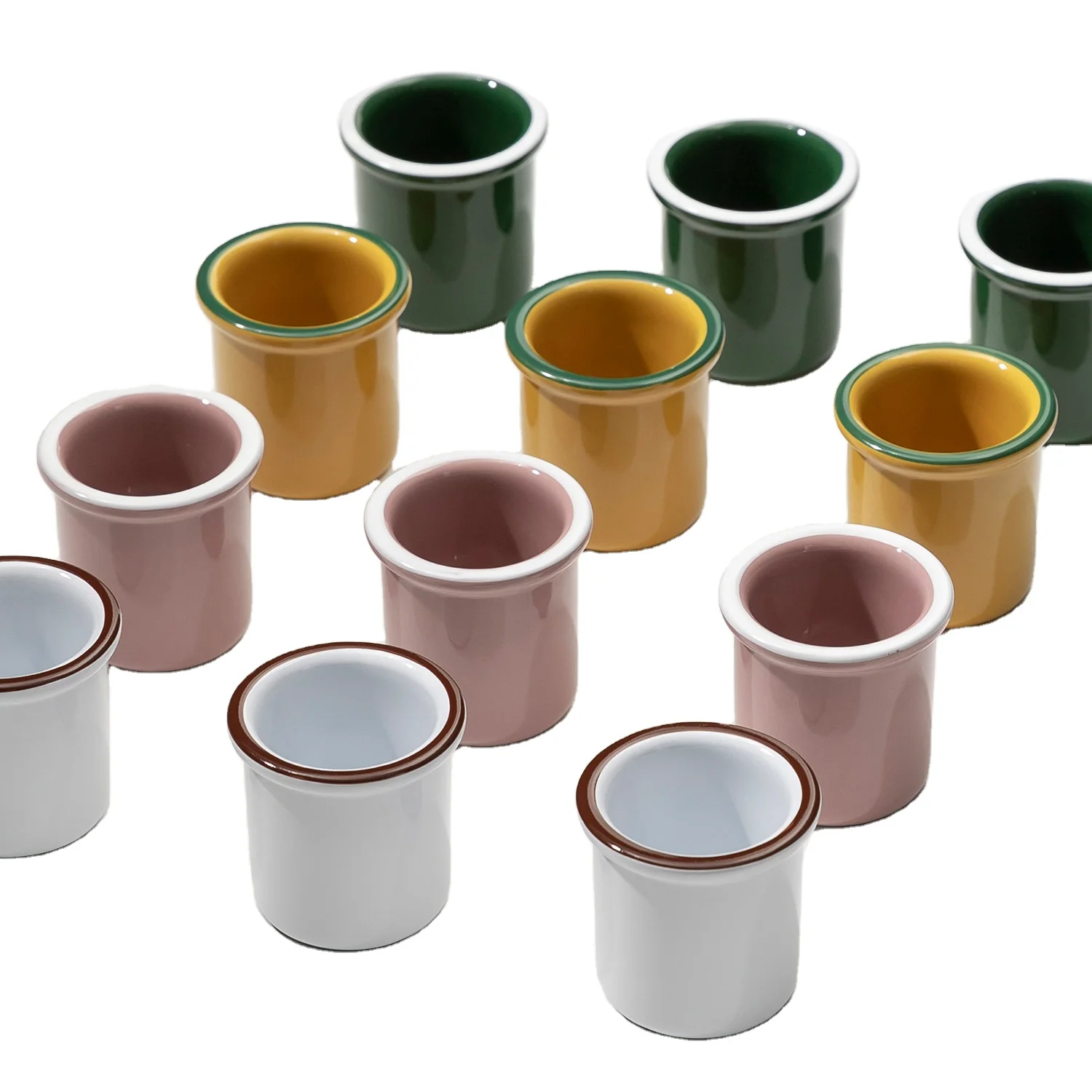 Around Series Soju glass set (4P) multi useful mug cup for coffee and cola and tea and water hot or ice