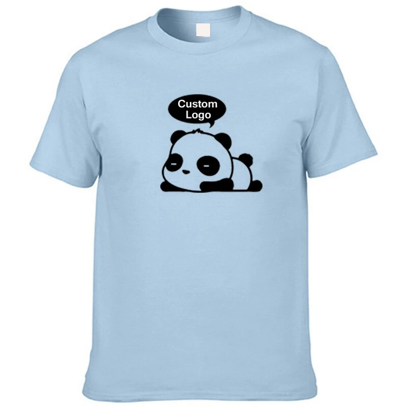 100% Premium Cotton Custom T-Shirt Men Heavy Fabric O-Neck Collar Sublimation Printing Screen Printing Blank Heat Transfer