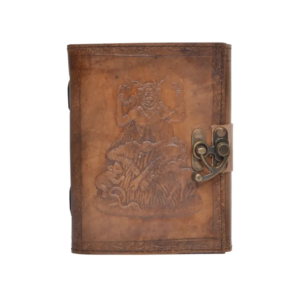 New Classic Design Embossed Print Notebook Notepad Writing Sketch Pad Handmade Vintage  Leather For Men And Women
