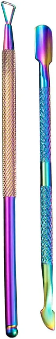 Cuticle Pusher Gel Nail Polish Remover Double End Dead Skin Scraper Manicure Tool Cuticle Pusher Nail Pusher Set Nail Clean