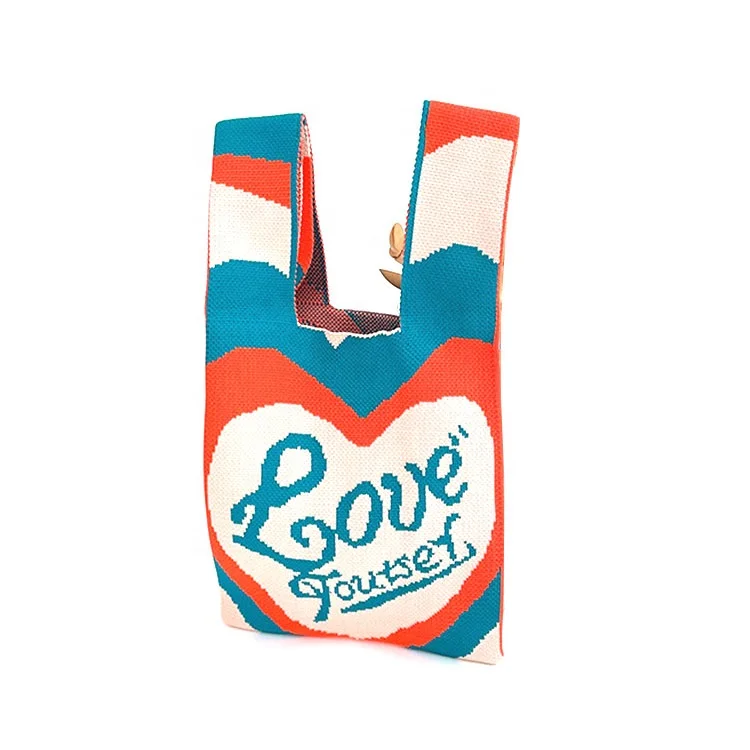 Grocery Reusable Custom Luxury Tote Folding Carry Biodegradable Crochet Designer Personalized Shopping Bag