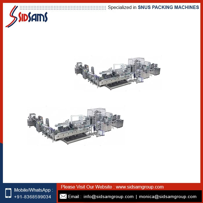 Fully Automatic Multi-Functional Fully Automatic Shisha Tobacco Packing Line At Wholesale Price