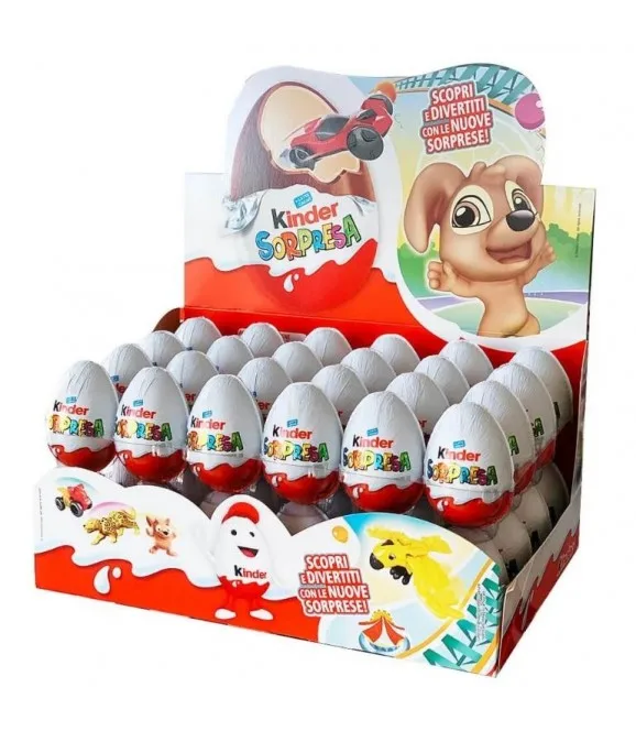 Export Ready stock 2022 Kinder Joy Surprise Egg Chocolate Wholesale Kinder Joy Surprise Egg Chocolate 20g for Boys 20grams