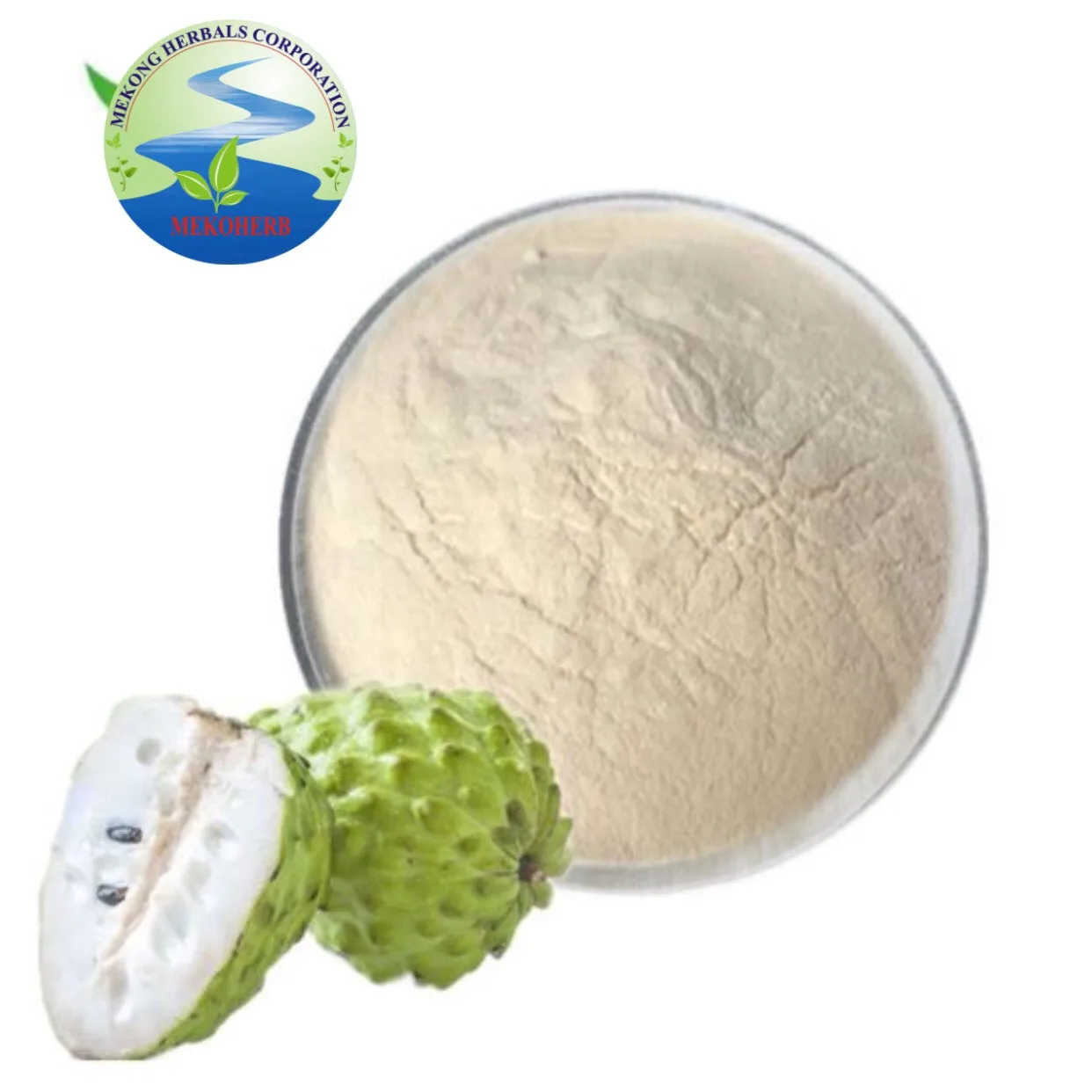 100% Organic natural soursop extract powder origin Vietnam brand Mekong Herbals