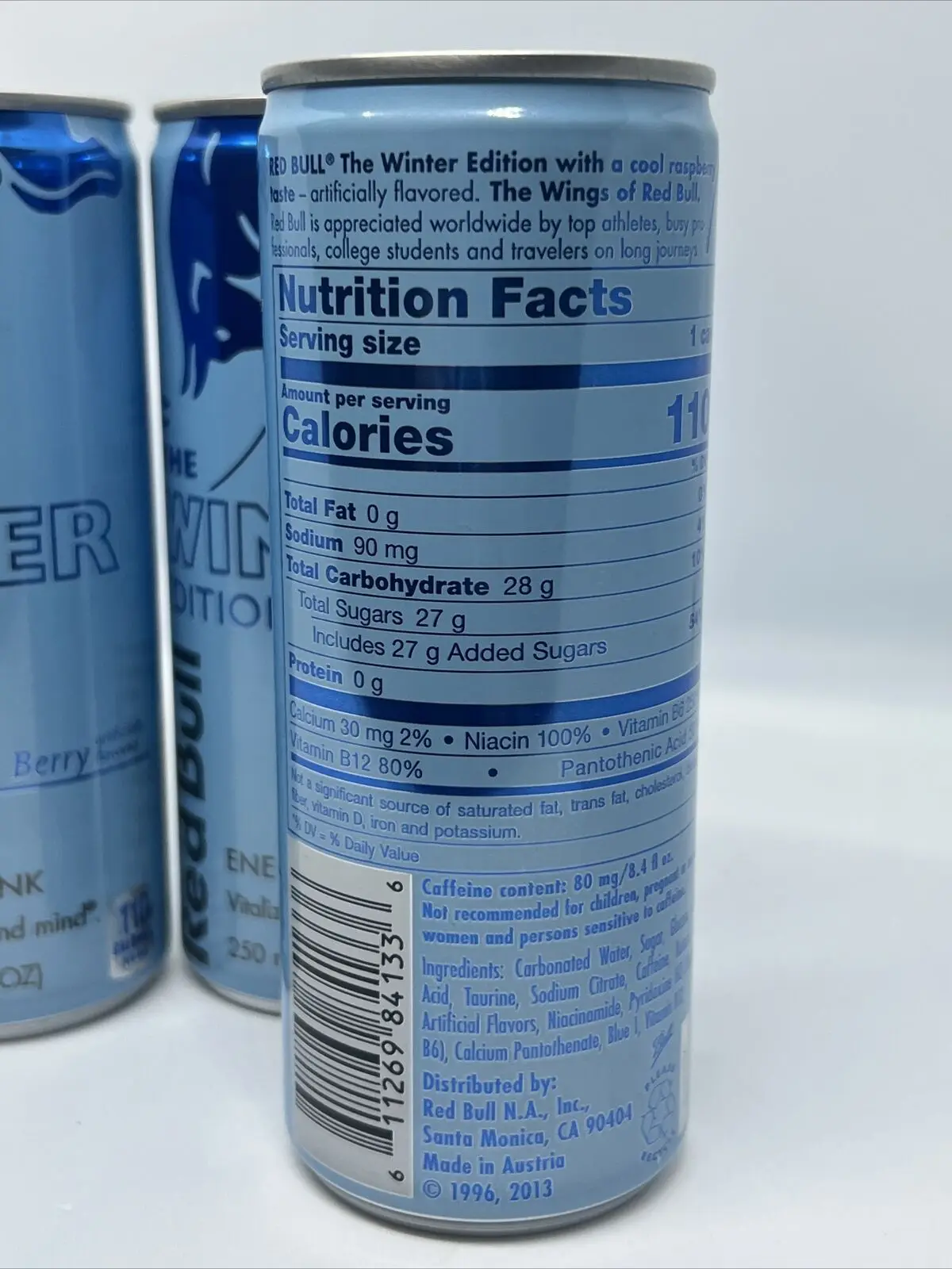 Buy Red Bull Arctic Berry 8.4 Oz Sealed Can Winter Edition Rare HTF Collectable