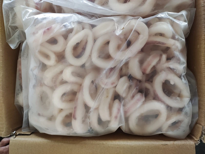 High quality manufacturer frozen giant squid squid rings indian ocean squid ring 3-8cm