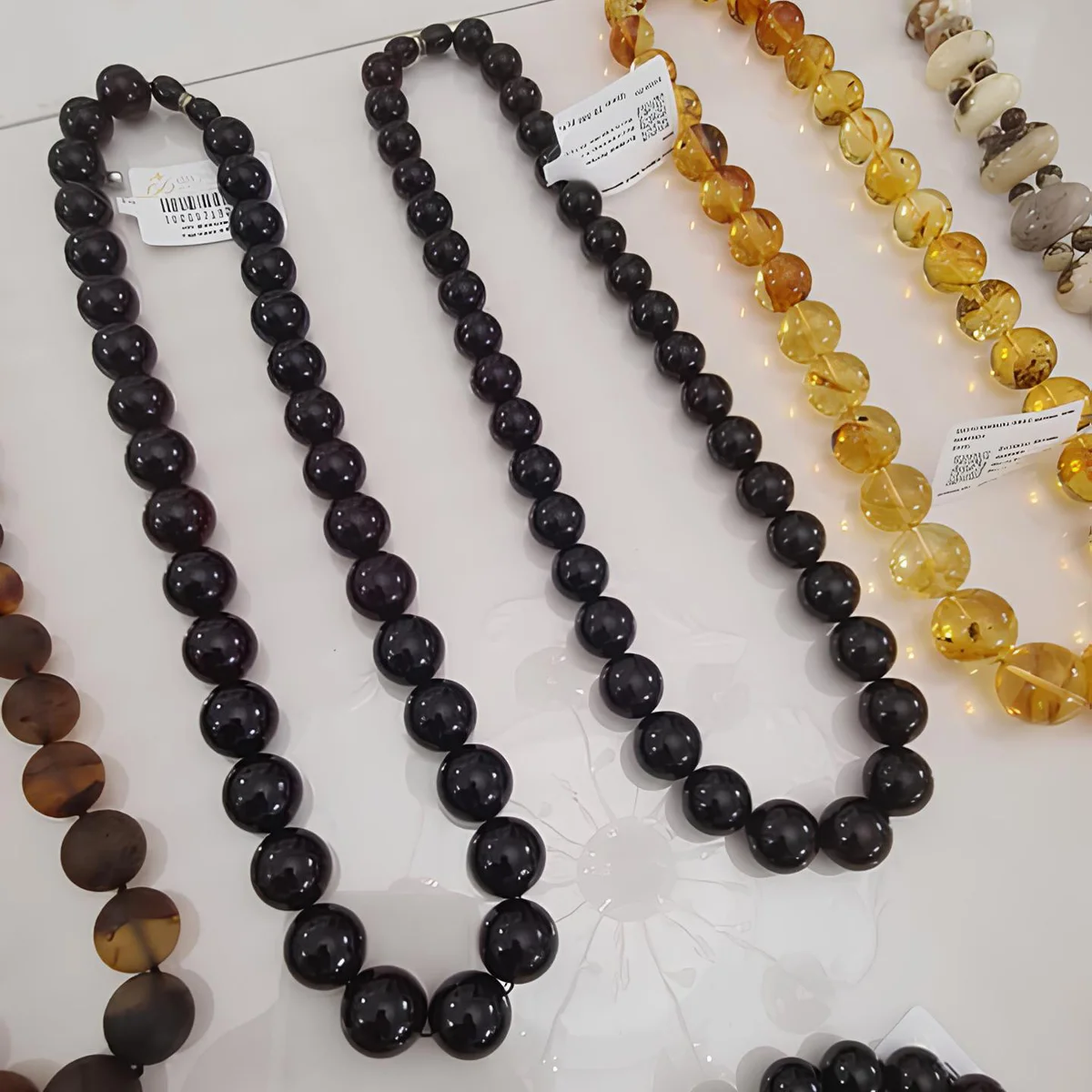 Amber necklaces