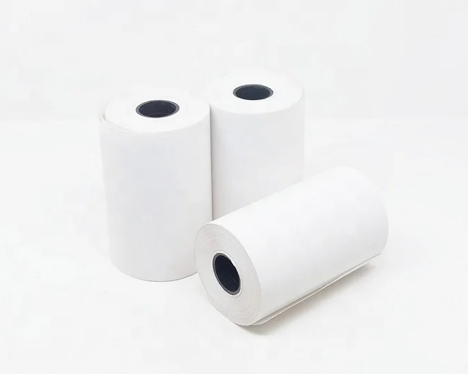 OEM Customized 55 Gsm Cheap Price Cash Register Tape Offset Printing No Ink POS Thermal Printer Paper Roll