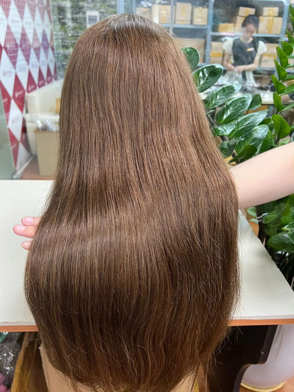 Beautiful Front Lace 13x6 Wigs Silky Natural Straight Wholesale Factory 100% Human Hair Natural Color