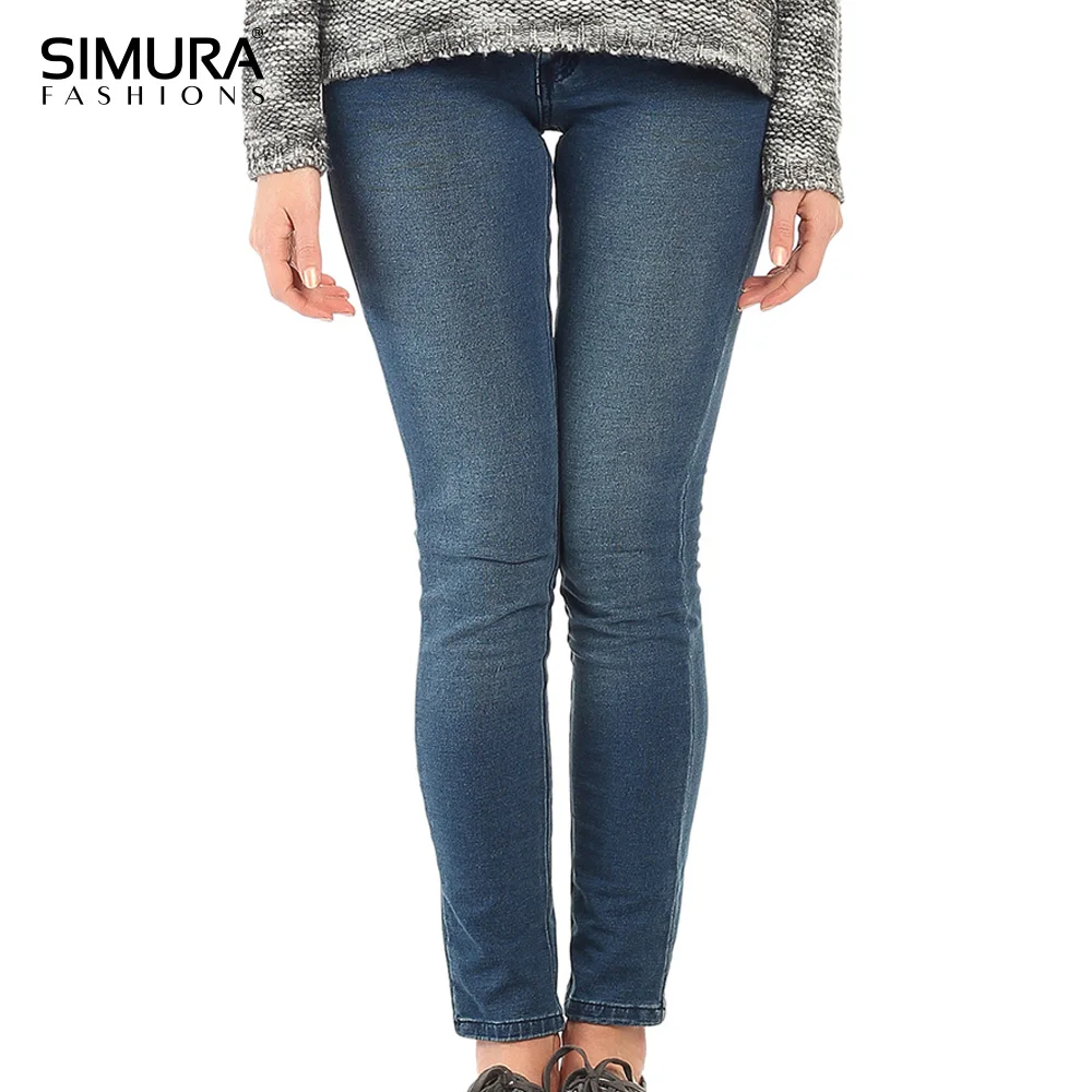 High-Quality Online Shopping  Trending New Design Wholesale Cheap Female Stylish Skinny Slim Fit Denim Jeans Pant For Ladies