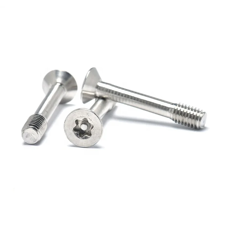 HJ5B-4Stainless steel SS 304 316 M3 M4 Torx with Pin CSK Head Captive Screws