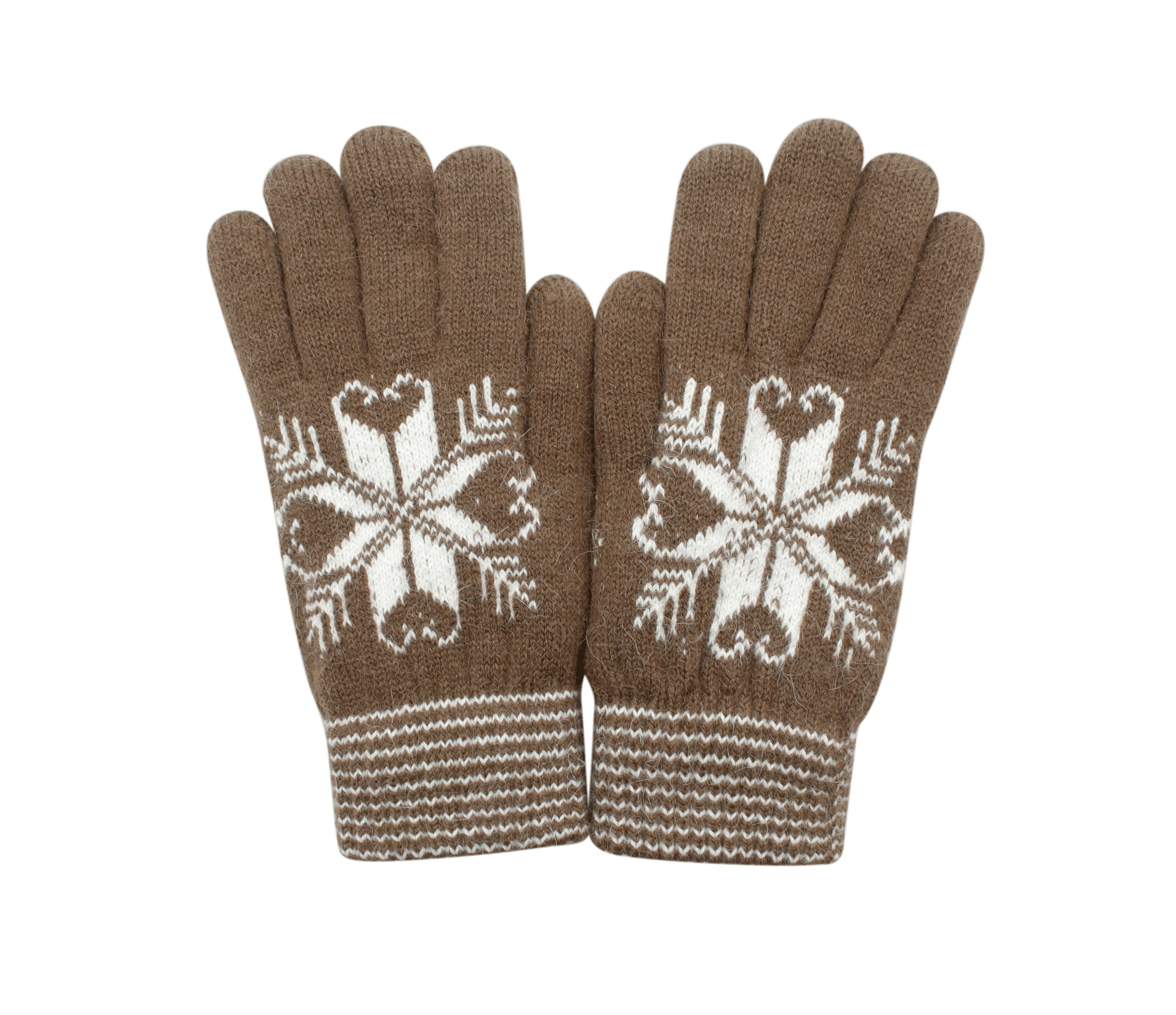 Jacquard Knit Gloves