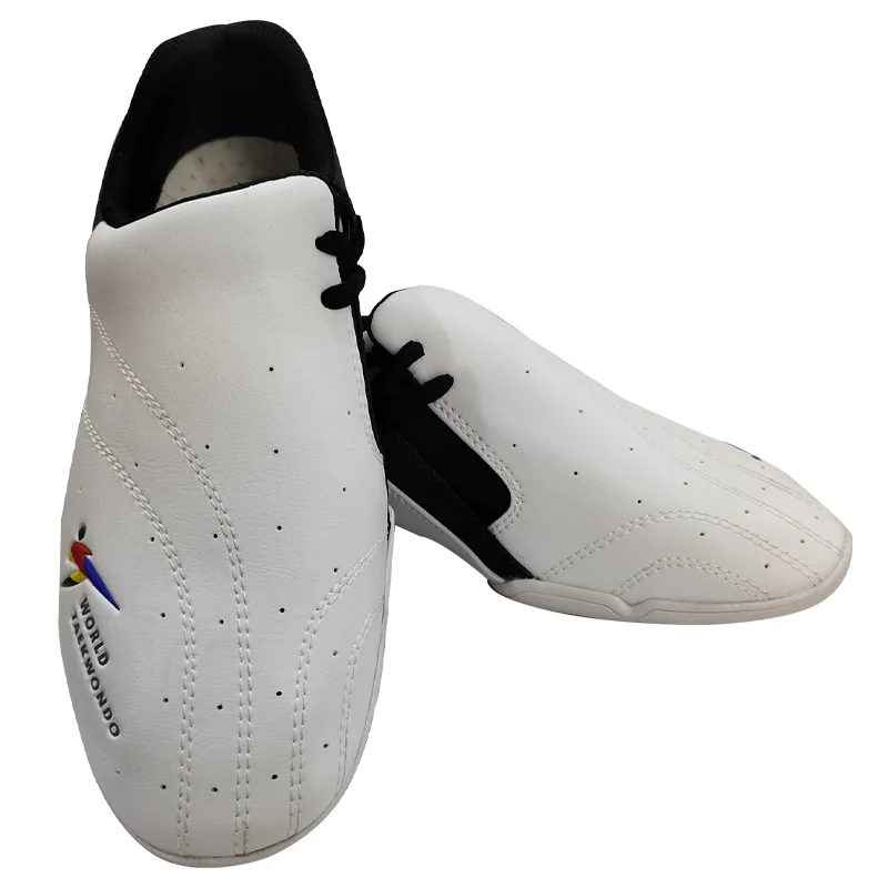 procurement festival hot sell woosung Professional Custom Pu Martial Arts white karate taekwondo shoes for sale