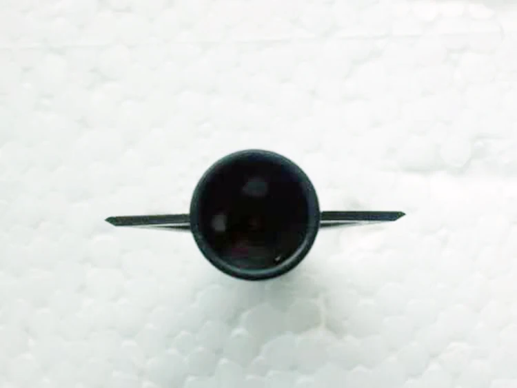 Archery Arrowheads Glue-on 2-Blade Broadhead 100 Grain Stainless Steel Arrow Tips Point for Hunting ID 8mm Arrow Shaft