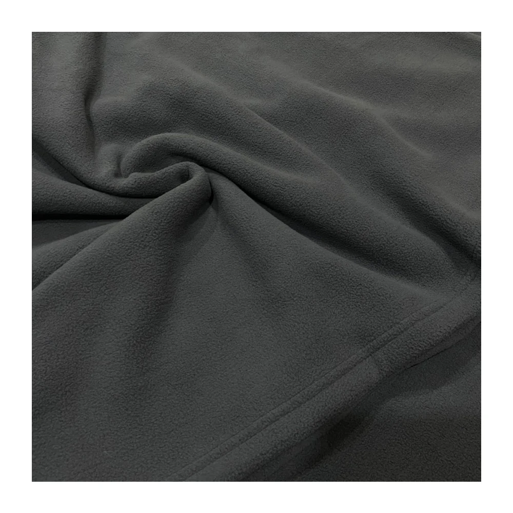Hot Selling 100% Polyester Super Micro Fleece Blanket Soft Dyed Modern Solid Dark Grey Color For All Season