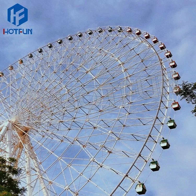 Китайский надежный завод прямые аттракционы 120 м колесо обозрения для продажи