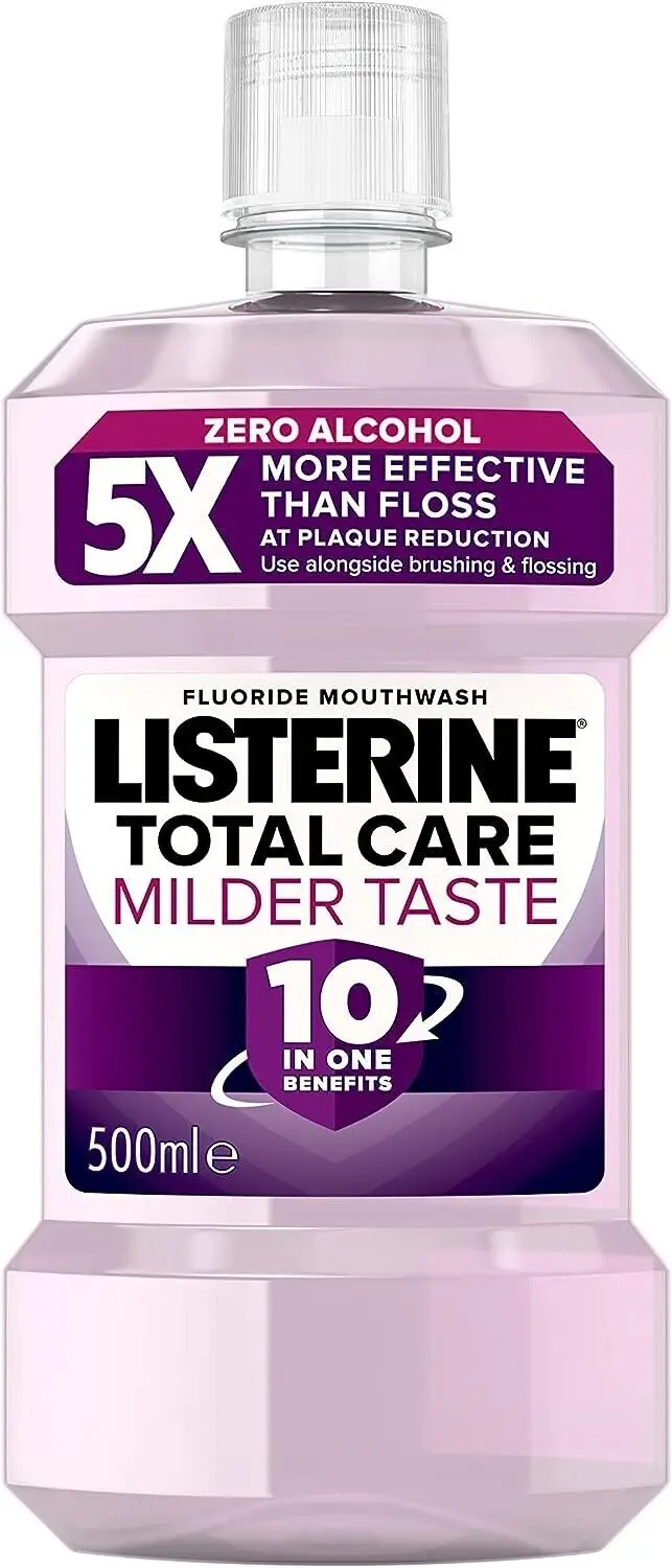 Top Selling Oral Hygiene Products Mouth Refreshing Paper Mint Cool Listerine Mouth Wash 2 Bottle Pack 750ml