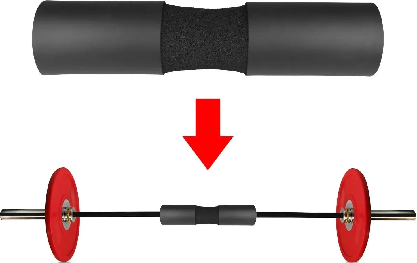 Neck Shoulder Hip Thrust Protector Pull Up Gripper Equipment Fitness Squat Weight Lifting Gym Foam Barbell Pad