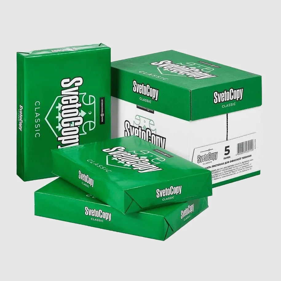 Laser-Guaranteed Svetocopy A4 Bond Paper 80g Weight Sharp Printing Copy & Photocopy Paper 70g & 75g Models Applicable