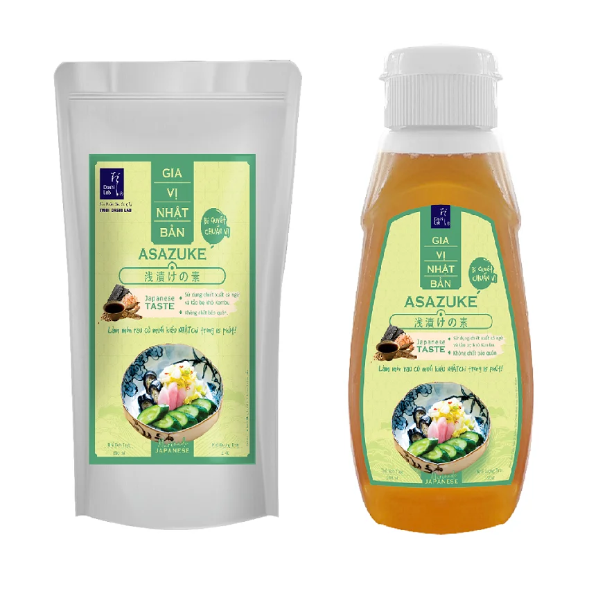Vietnam Produced Japanese Marinade Sauce Asazuke Seasoning Sauce For Vegetables And Meats With Good Quality