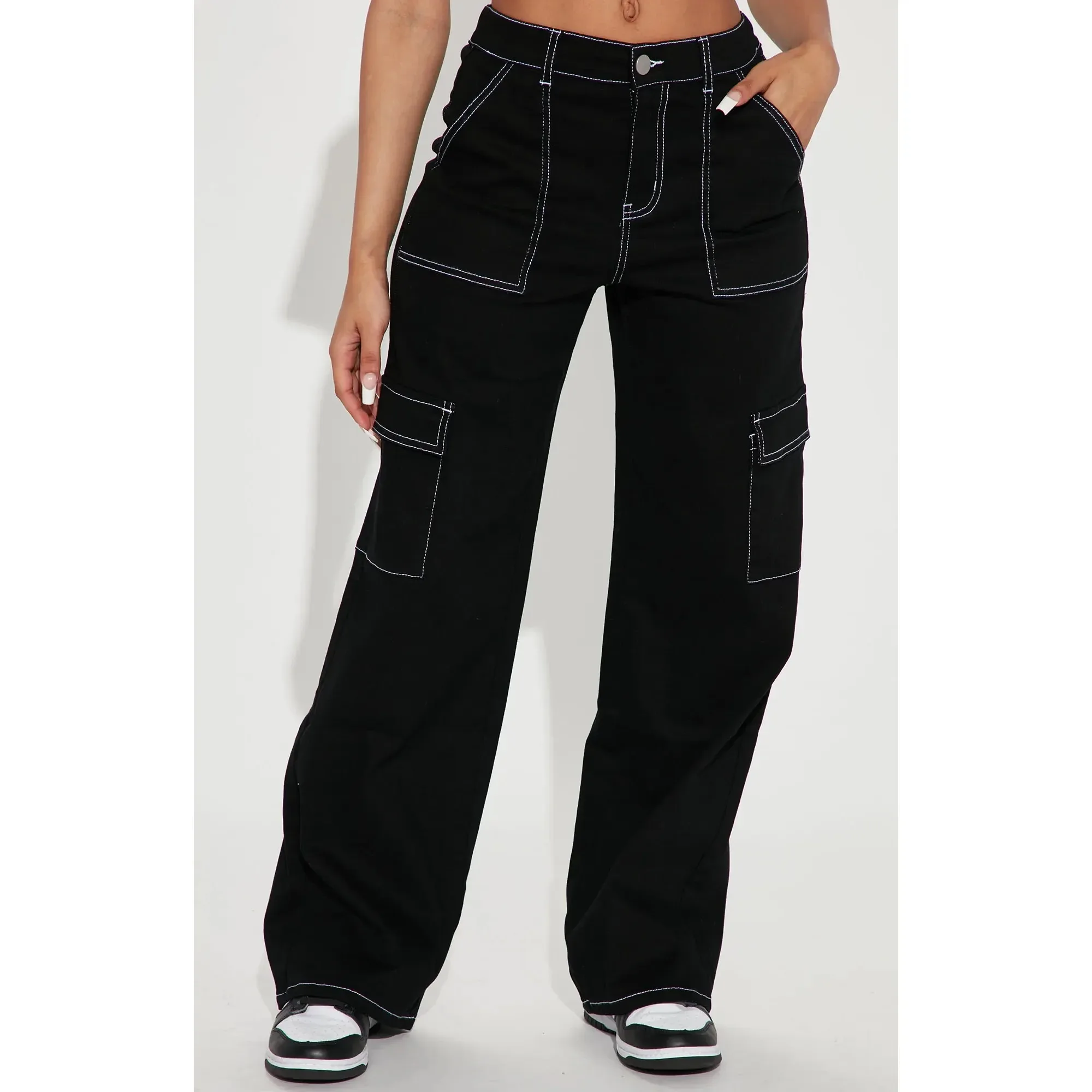 Женские рваные джинсы