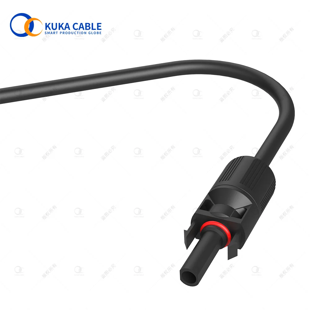 Manufacturer Solar cable wire 6MM2 DC power PV solar panel cable with Solar connector