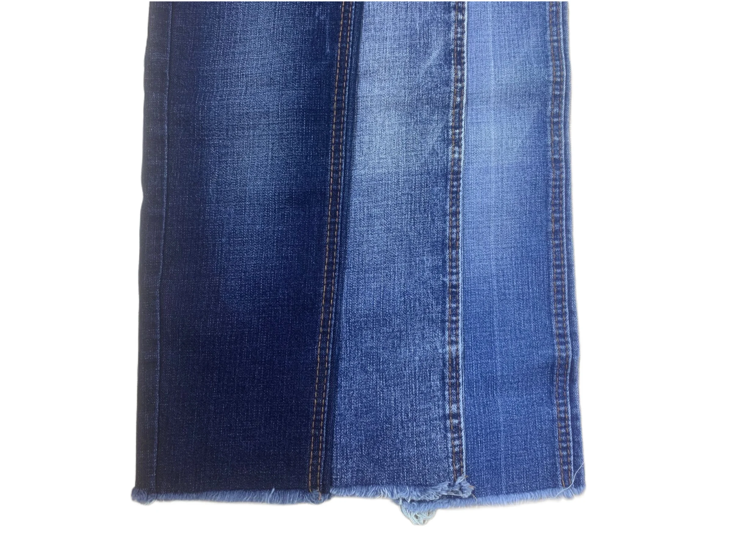 New SLUB DENIM 11OZ heavyweight stretch denim woven mommy jeans Factory Indigo Blue twill denim fabrics
