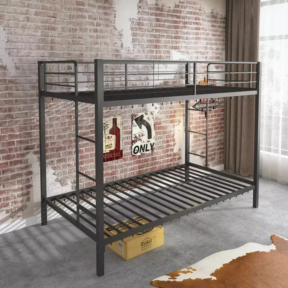 Sale Dormitory Iron Bunkbed Double Metal Steel Bunk Bed Frame for Adults