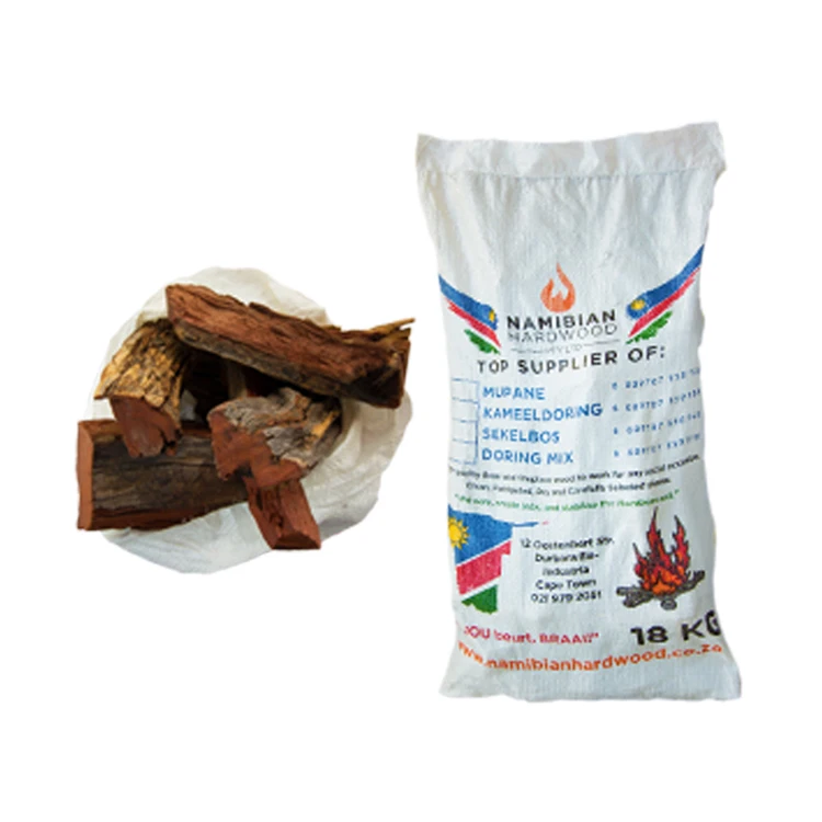 Long Lasting Burning High Heat Contain Kameeldoring Charcoal Firewood for Genuine Wholesale Purchasers