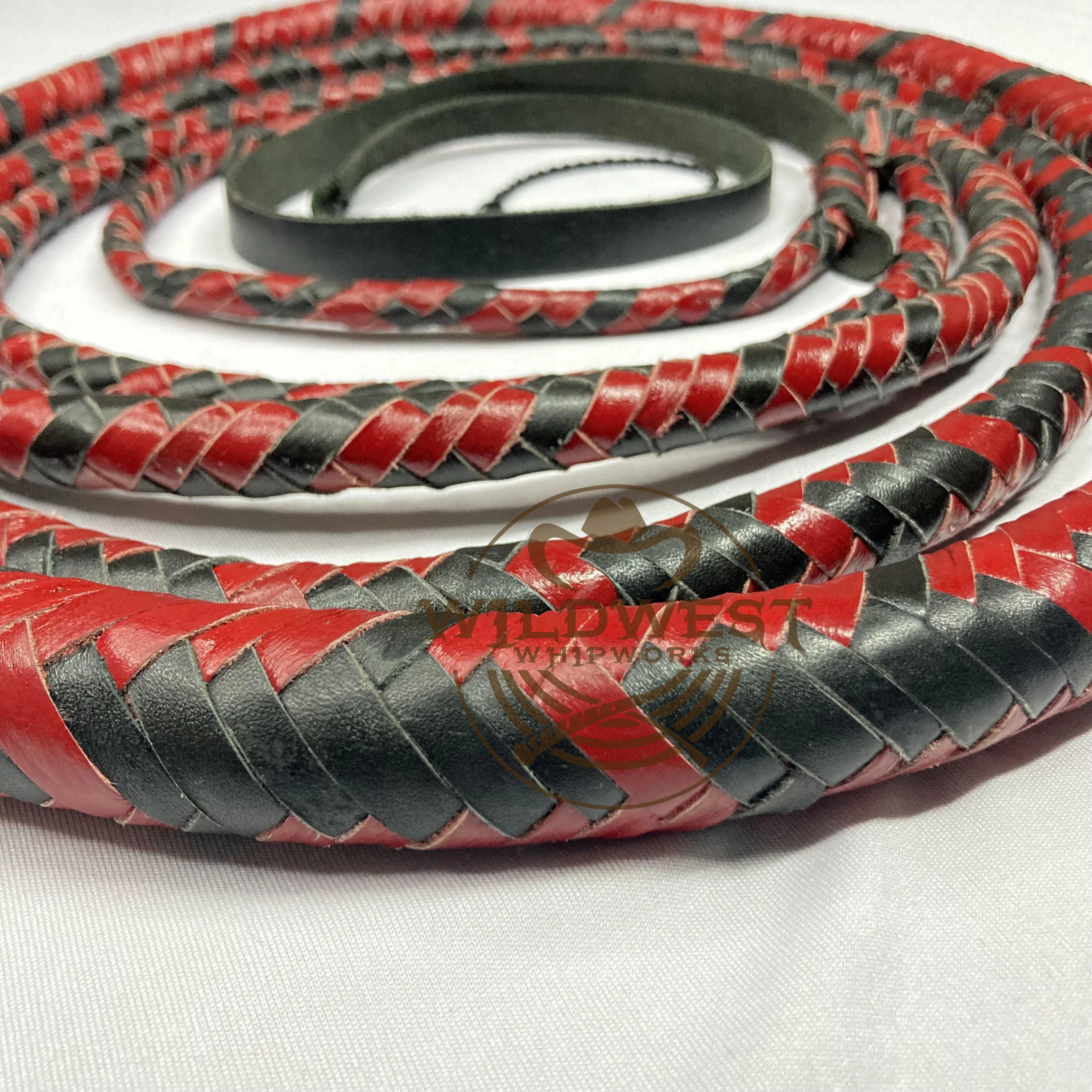 4 to 12 Feet Long 12 Plaits Original Whip Top Grain Leather Heavy Duty Easy Cracking Bullwhip BDSM Fetish Gift Slave Spanking