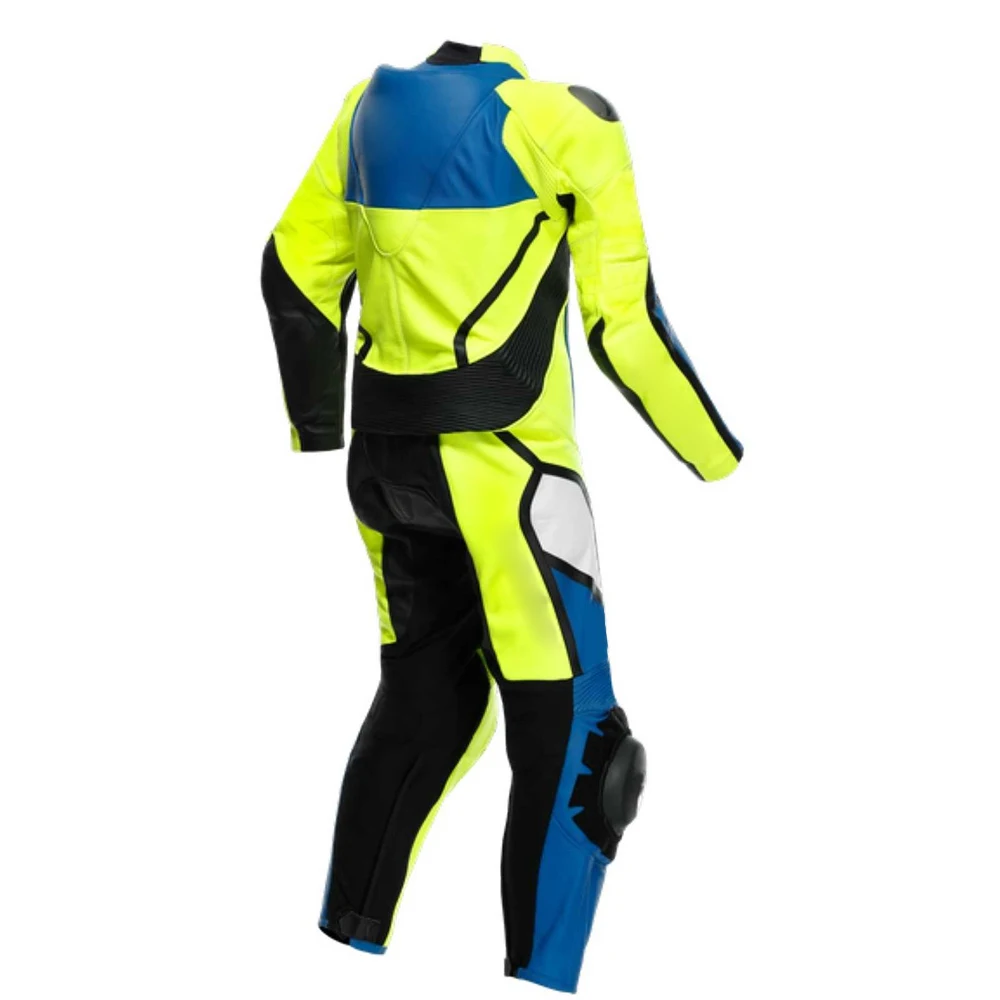 2 Piece Motorcycle Racing Suit Cordura Breathable Waterproof Motocross Motorbike Clothes with Protector Sliders