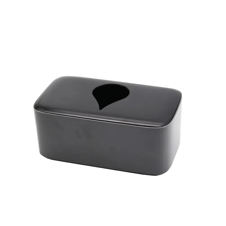 ABS plastic white black grey hotel paper plate and napkin dispenser