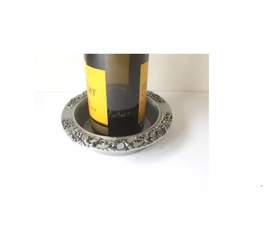 Aluminum wine bottle coaster Stylish unique Customized logo Aluminum Wine bottle coaster for cheap price