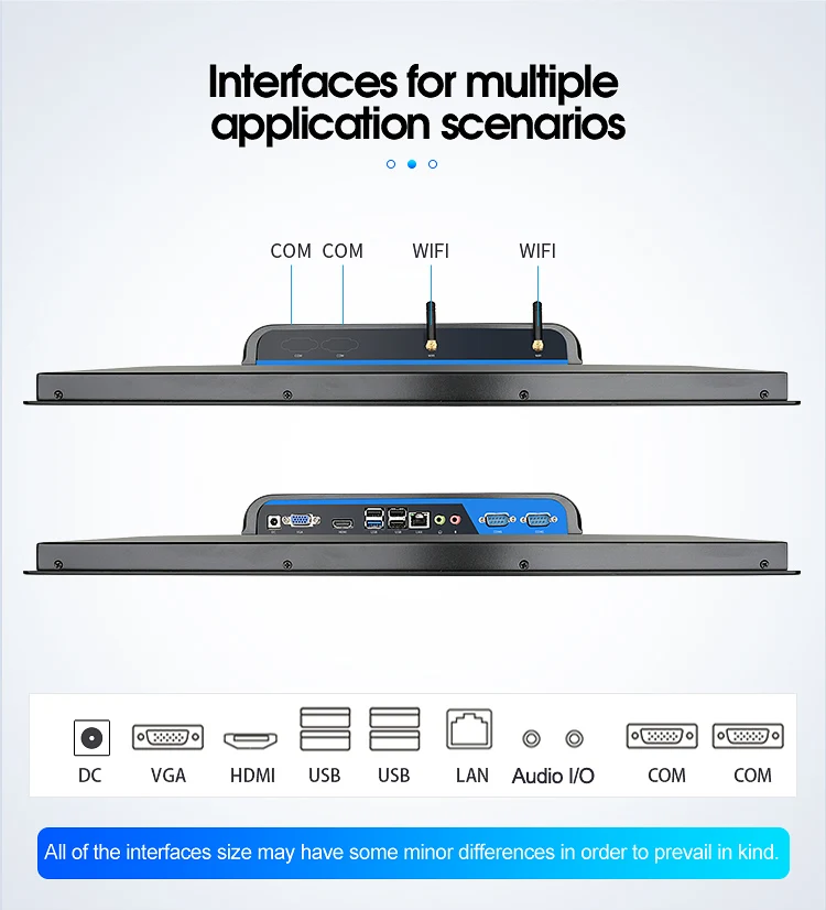 Touchthink 19 inch 1280*1024 IP65 waterproof industrial pc panel capacitive touch screen 10 inch industrial panel pc IP67