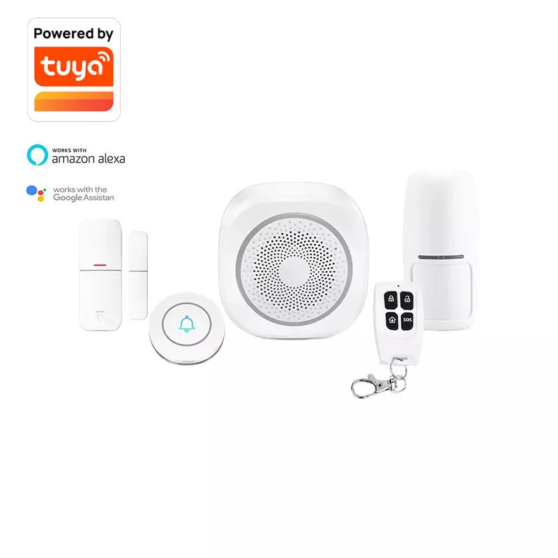 HIMOJO Smart Wireless detectors GSM WIFI 3G 4G Alarm System Door Bell Alexa Google Voice Control Tuya Security System Home