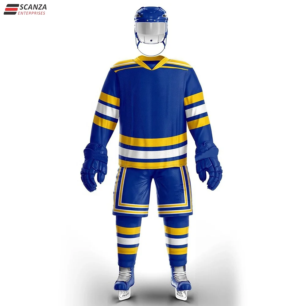 Best Price Ice Hockey Uniform Sublimated Men Ice Hockey Jerseys Top Quality Customized Logo Team Uniforms