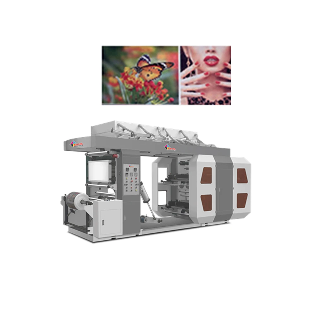 Новое поступление высокоскоростная 4-цветная флексографическая печатная машина от оптового поставщика