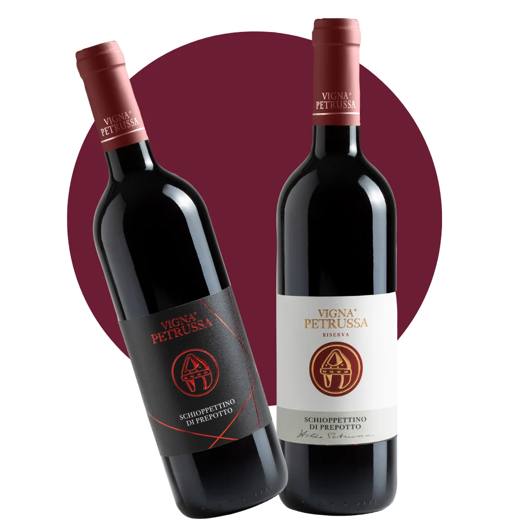 NEW VINTAGE SUMMER OFFER Italian Wine Vigna Petrussa SCHIOPPETTINO DI PREPOTTO & SCHIOPPETTINO RISERVA Doc 75cl for horeca