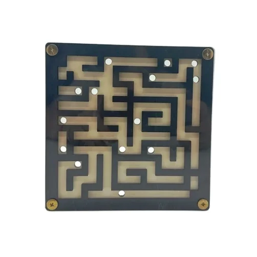 Wooden Double Side Maze Ball Game Brain Teasers Game  IQ Test Puzzles for Children