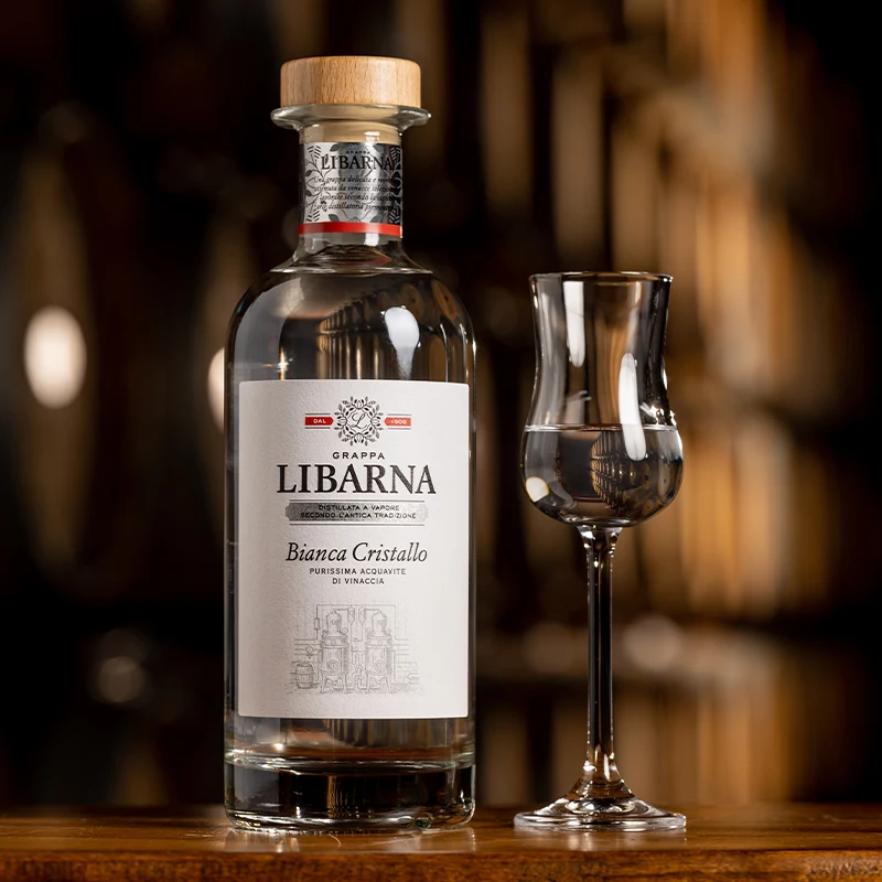 Premium line Top Quality Made in Italy Grappa Libarna Bianca 6 x bottle 0.70ml ready for export