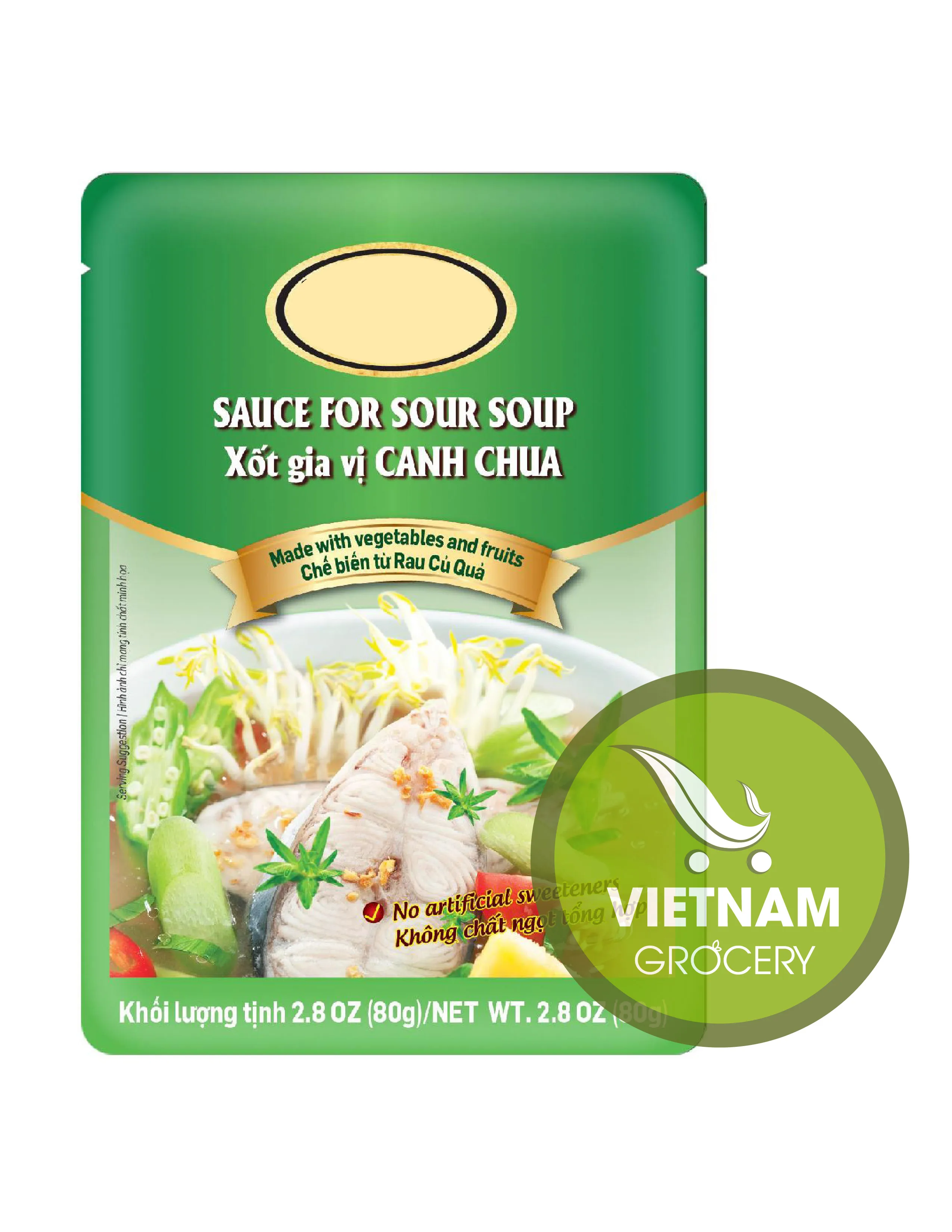 INSTANT SOUTHERN VIET NAM SOUR VEGETABLES BROTH 80g FMCG products Good Price