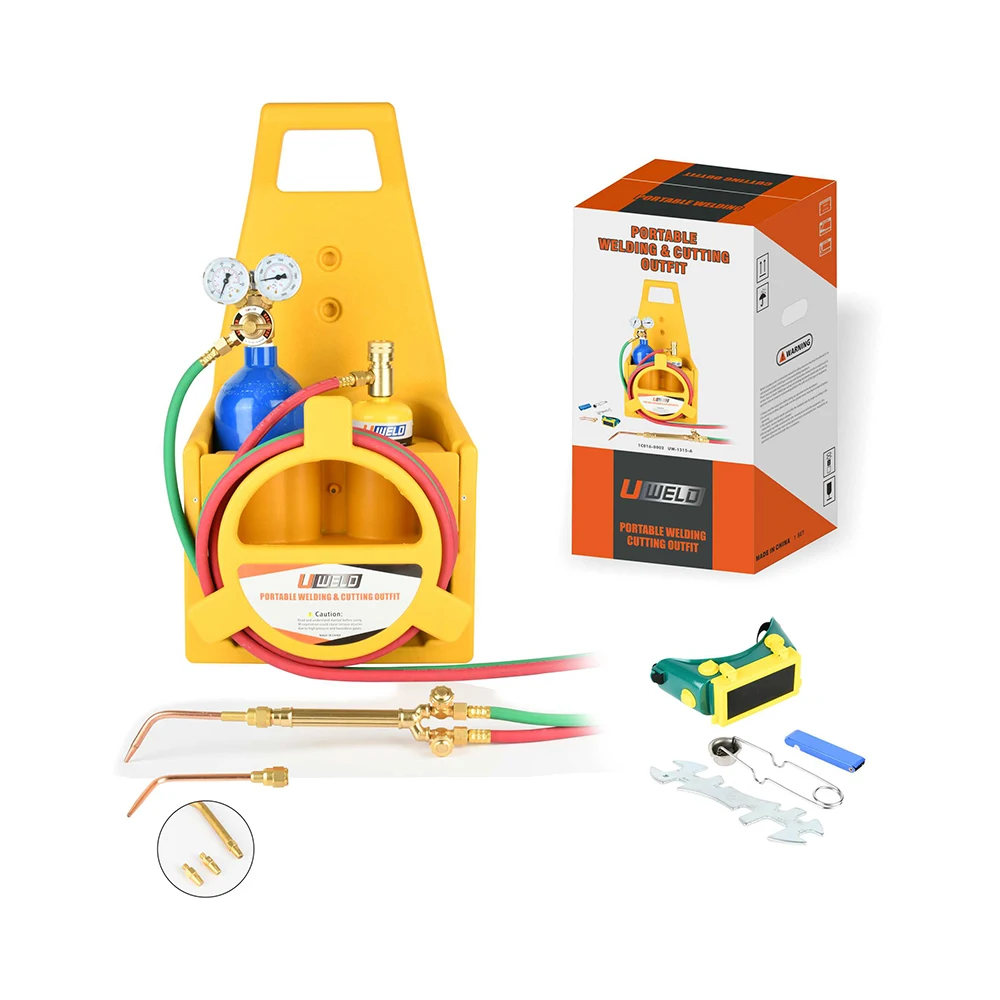 Oxygen MAPP Torch Kit With Bag Can Hold 4 Bottles Duel Fuel by Oxygen MAPP MAP PRO and Propane Brazing Soldering