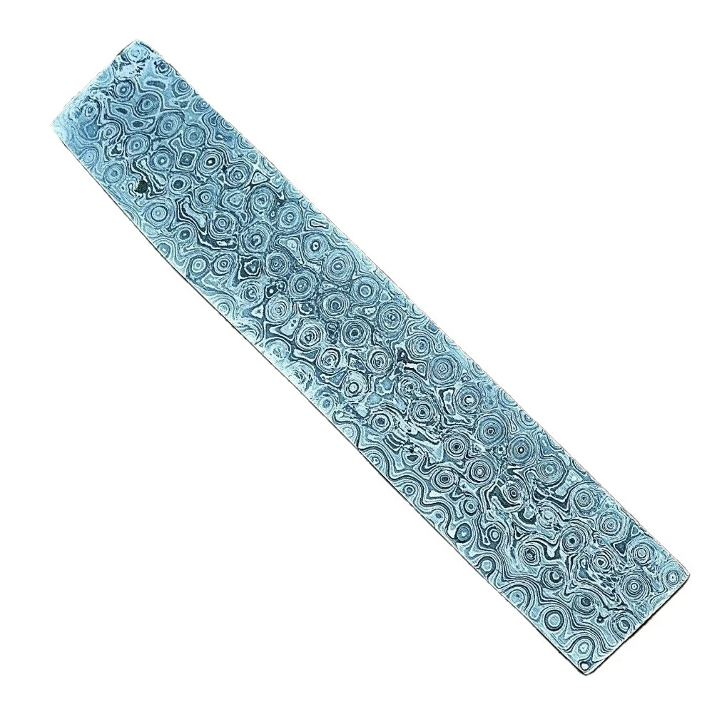 Custom Hand Made Damascus Steel Twist Pattern Blank Billet