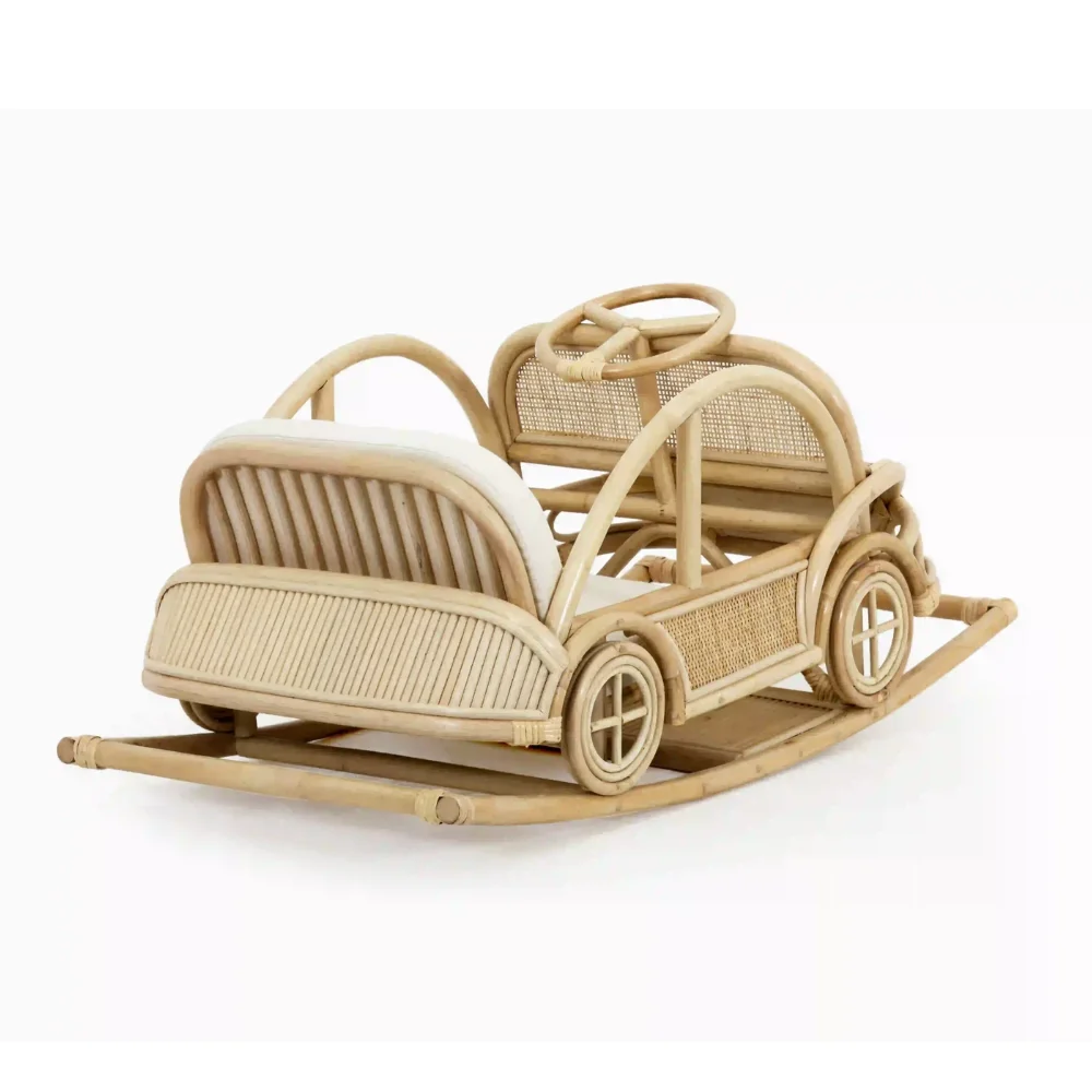 Handwicker rattan toy car for kids toys for kids wholesale Christmas gifts for children nice price from Vietnam