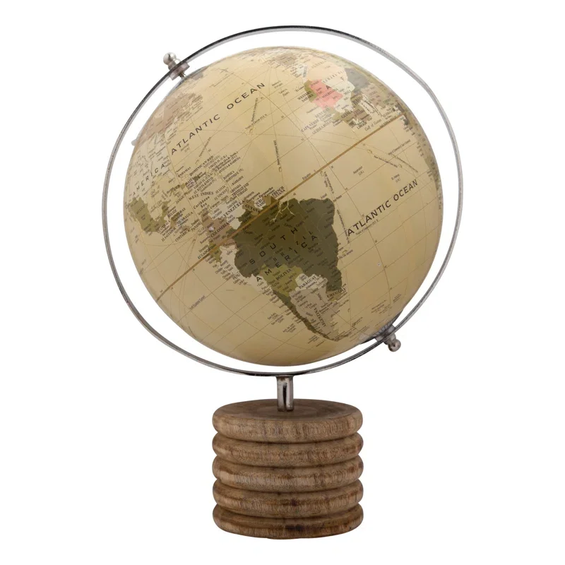 Высококачественные современные поставки из Индии необычный дизайн астрологическая карта мира глобус для дома офиса коллажа и университетского декора