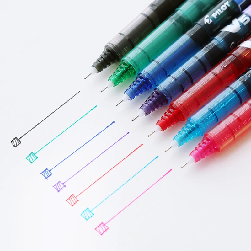 FOR Japan Baile V5 gel pen water-based test students-Delivery in China(Order remark color)