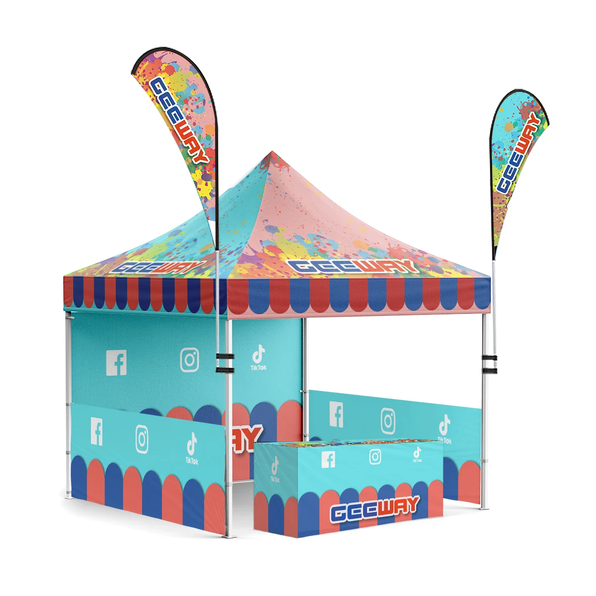 Commercial Exhibition 10x10 Canopy Tent Frame Custom Event Party Pop Up Outdoor Business Gazebo Tent Canopy For Events