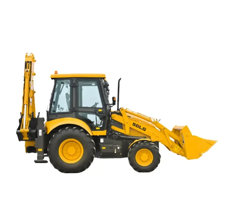 Hot selling 3CX 4CX small backhoe loader Compact 2.5 ton four wheel steering backhoe loader with telescopic boom