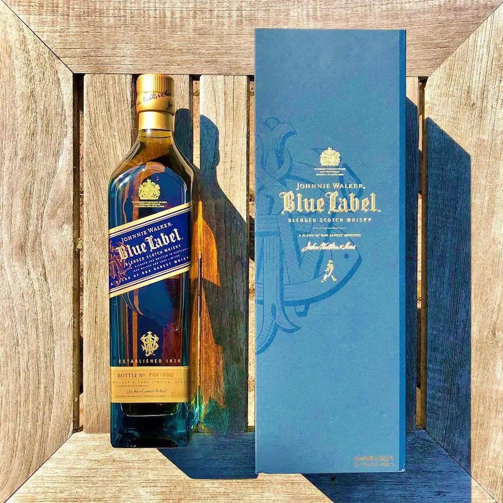 Лучшие по рейтингу смешанный Шотландский Виски Johnnie Walker Blue Label 750 мл Самые продаваемые бутылки для виски с синей этикеткой упакованные в оптовые коробки